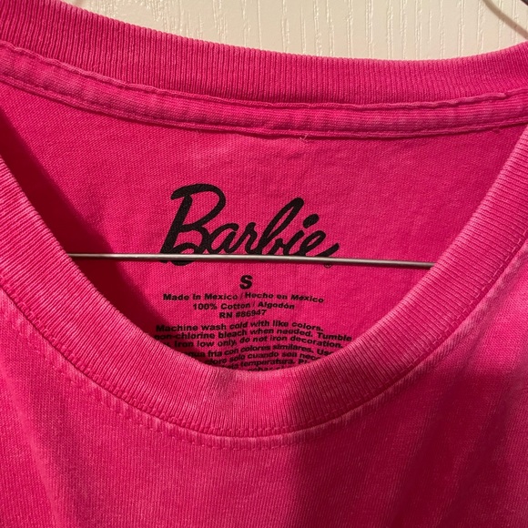 Barbie Pink Acid Washed Tee - Picture 2 of 3